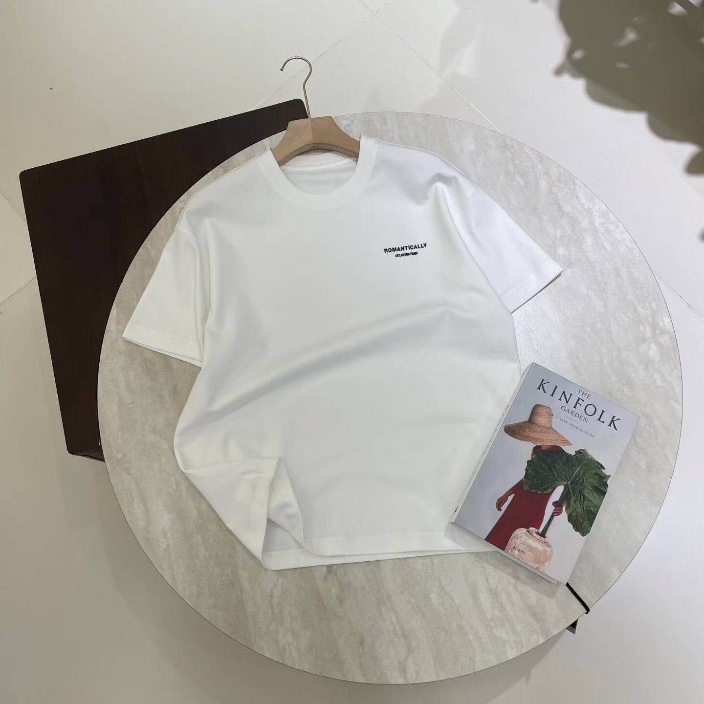 2026新款短袖t恤男夏季韩版潮流简约半袖上衣港风宽松休闲潮牌