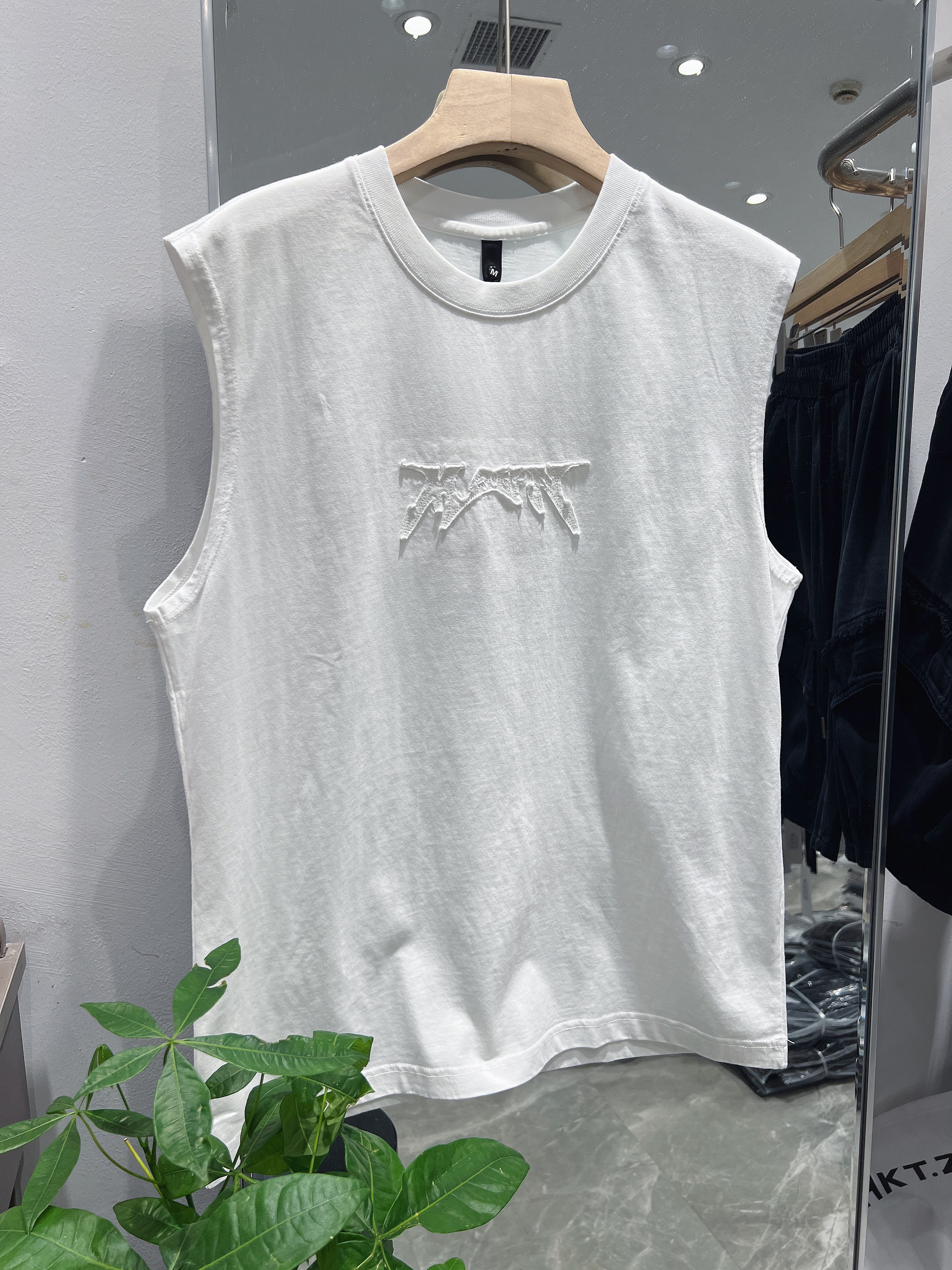 2026夏季新款男士无袖T恤纯色休闲百搭男士美式潮流坎肩纯棉背心