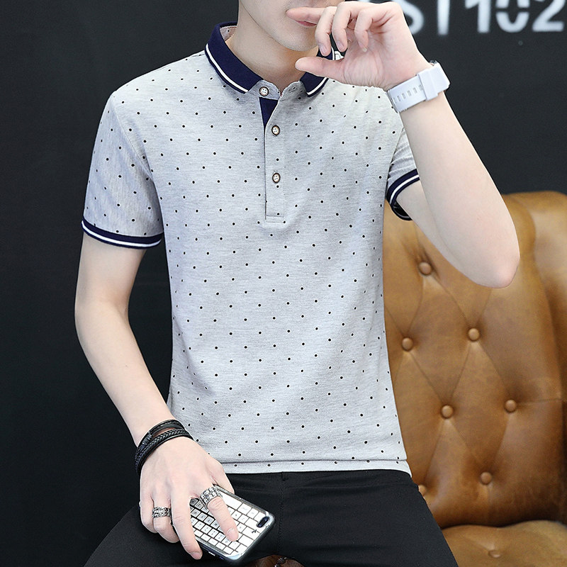 Summer style T-shirt for men Lapel polo Korean Edition Easy Youth men's wear T-shirt jacketin the Men's clothing,  Polo Shirts  category - from Buy2taobao.com to provide professional Taobao agent buy service