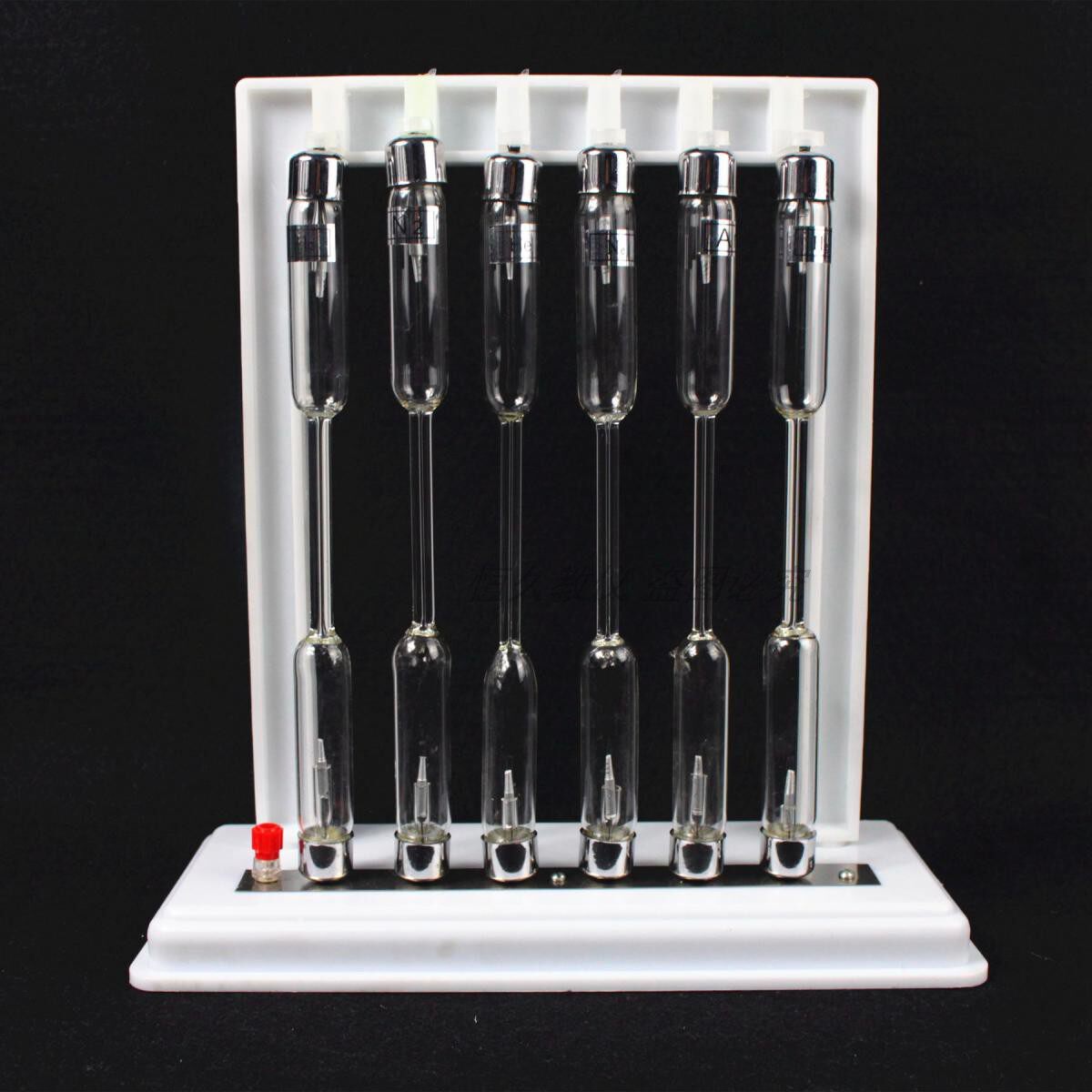 25107直形光谱管组氢氦汞氖氩气体发射光谱实验需配高压感应圈