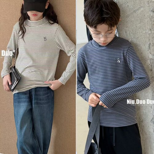 牛哆哆秋冬款男女童德绒打底衫