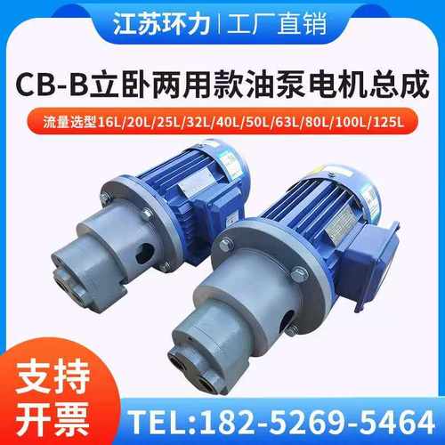 CB-B油泵总成采用品牌冷轧电机