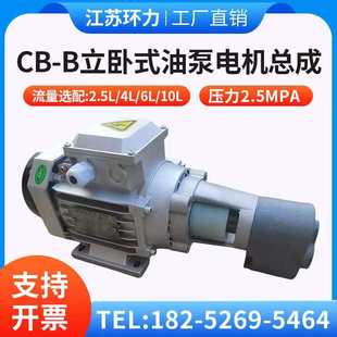 B10 0.37 B6JZ齿轮油泵电机CB 2.5JZ立卧润滑油泵 0.55KW B4JZ