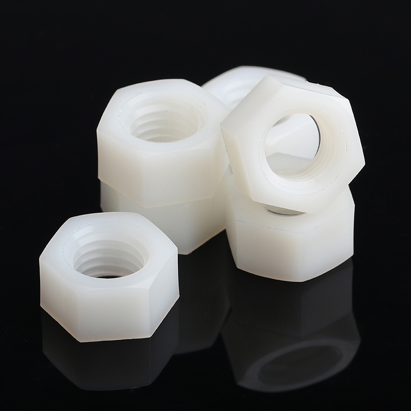 塑料螺帽黑色尼龙六角螺母