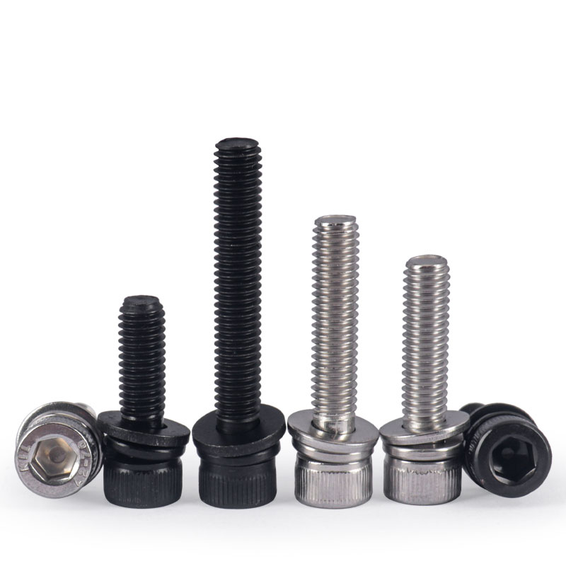杯头内六角304不锈钢组合螺钉