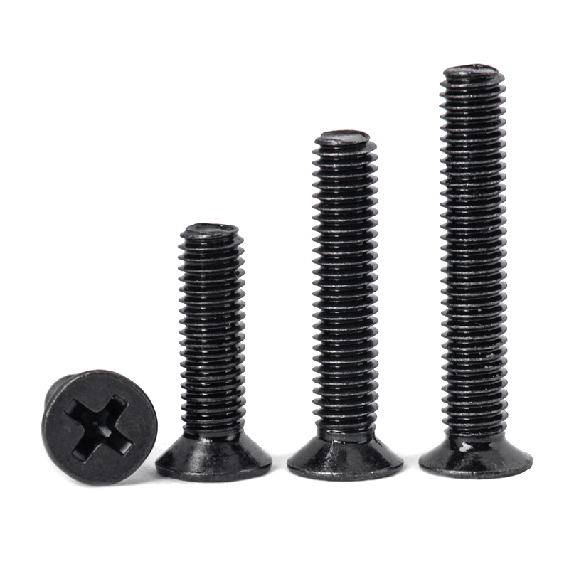 添瑞不锈钢黑色沉头机螺钉