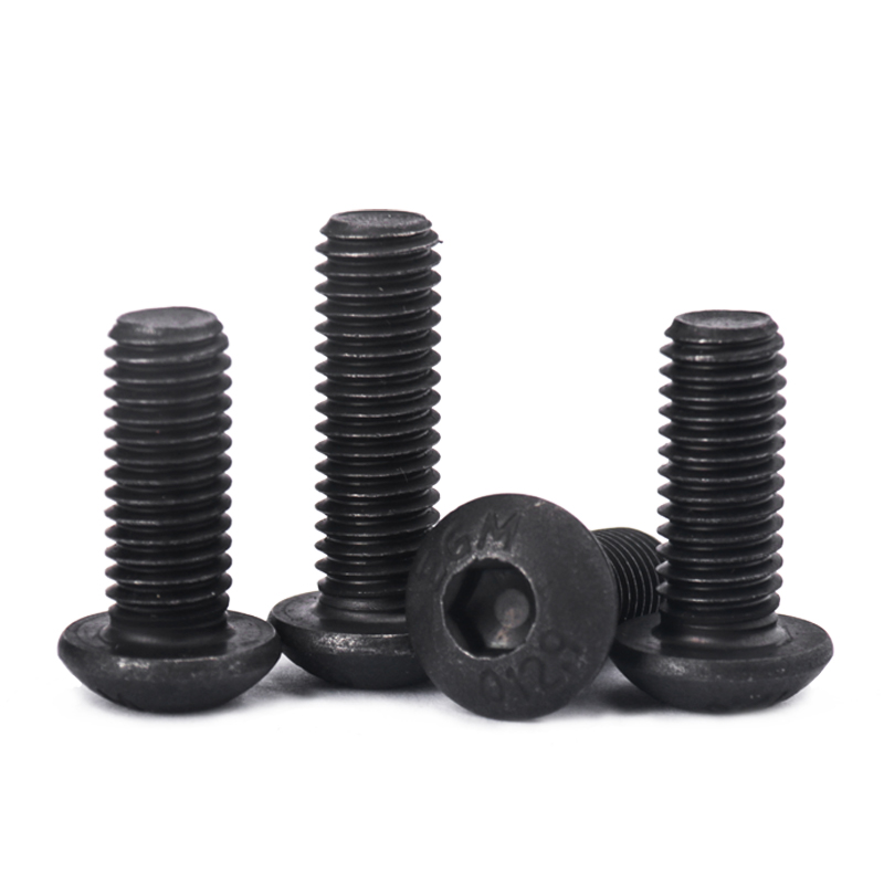 12.9级发黑螺钉圆头内六角高强度