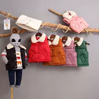 Mùa thu đông 2019 trẻ em mới xuống áo vest cotton cho bé trong bộ vest cotton trẻ em lớn bên ngoài mặc vest dày - Áo ghi lê quần áo trẻ sơ sinh