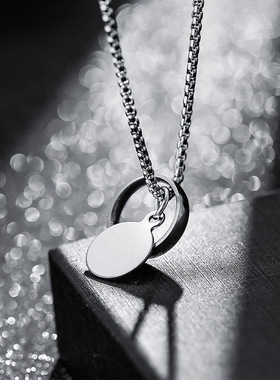 毛衣链ins不锈钢不掉色毛衣链