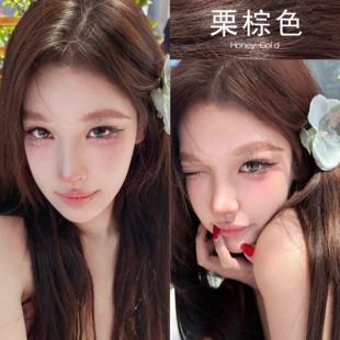 栗棕色染发剂2026流行色自己在家染发膏泡泡沫正品无刺激植物女纯