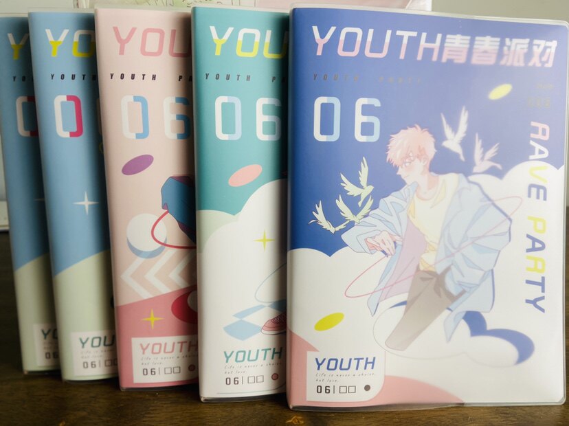 新款动漫EVA肤感胶套本学生办公