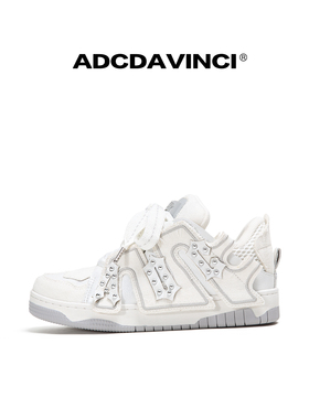 王橹杰同款 ADC达芬奇 ADCDAVINCI 麦旋风 哥特碎星铆钉面包板鞋