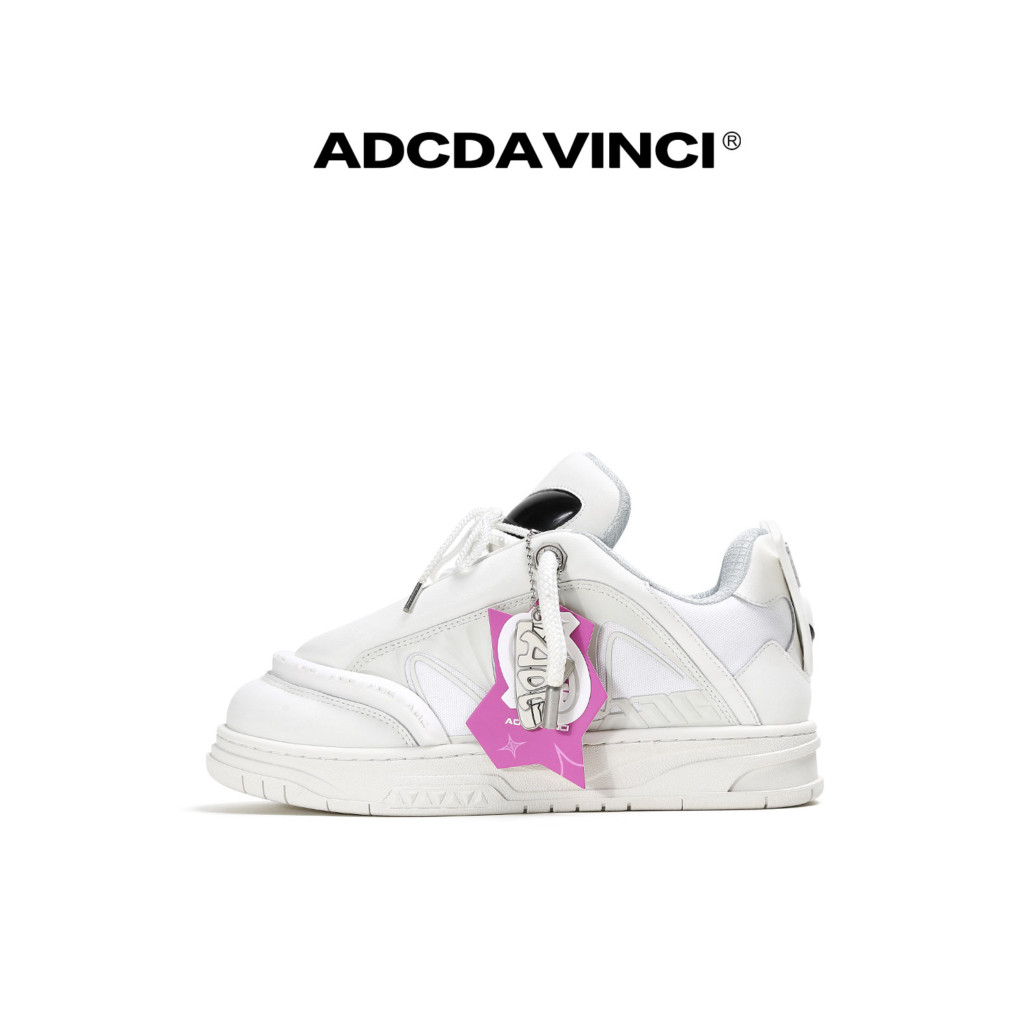 ADC达芬奇 外星人系列 黑白银3色 原创设计潮增高男女款休闲板鞋