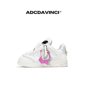 休闲板鞋 ADC达芬奇 原创设计潮增高男女款 黑白银3色 外星人系列