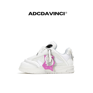 休闲板鞋 ADC达芬奇 原创设计潮增高男女款 黑白银3色 外星人系列