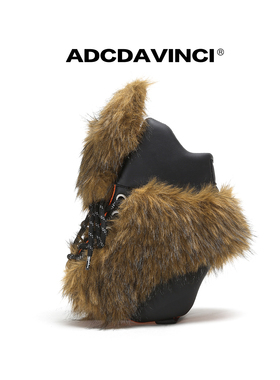 ADC达芬奇 ADCDAVINCI 大黄靴鞋套 男女酷酷毛毛鞋套