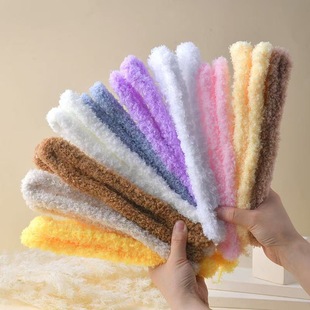 15mm珊瑚绒超粗超密毛绒毛线扭扭棒毛根毛条手工diy手作小狗扭棒