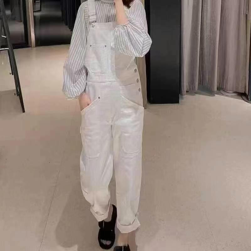 5100647专柜正品2025新款时尚百搭背带裤女连体裤