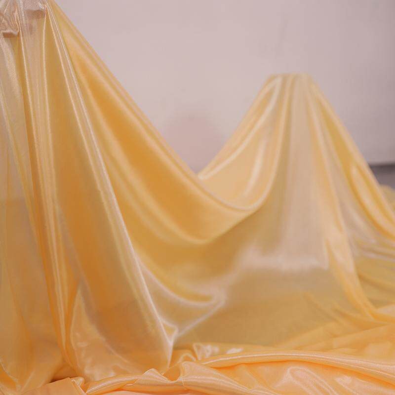 冰绸布料 婚庆装饰布 冰丝布料舞台背景布吊顶布珠光窗帘布香槟色