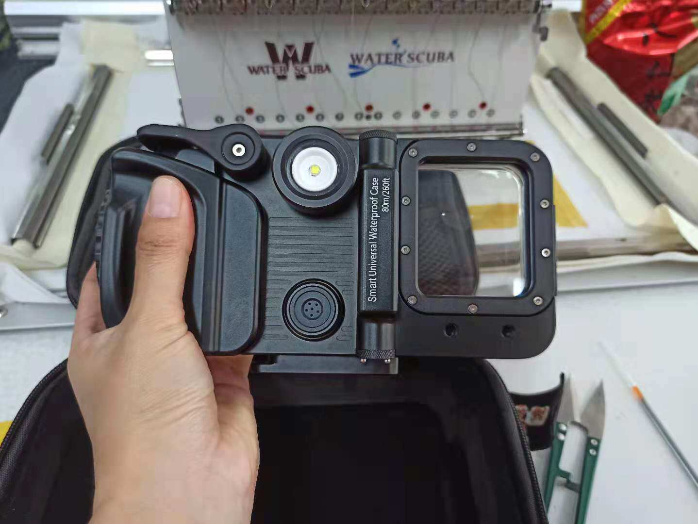 手机潜水壳 防水壳相机 水下摄影   深潜拍摄深度
