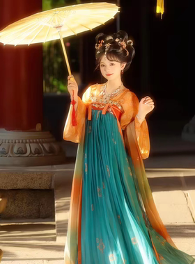 春夏刺绣套装汉唐女装新款云裳洛水齐胸襦裙日常国风汉服唐制套裙