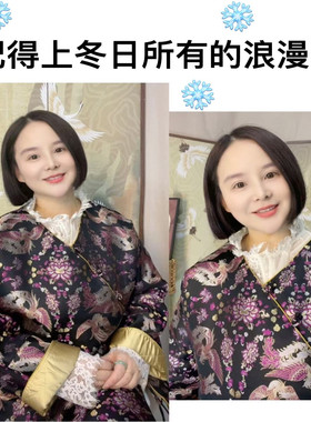 【大美红遍天】“上舅舅楷”名家同款凤凰予飞宋锦蚕丝袄！