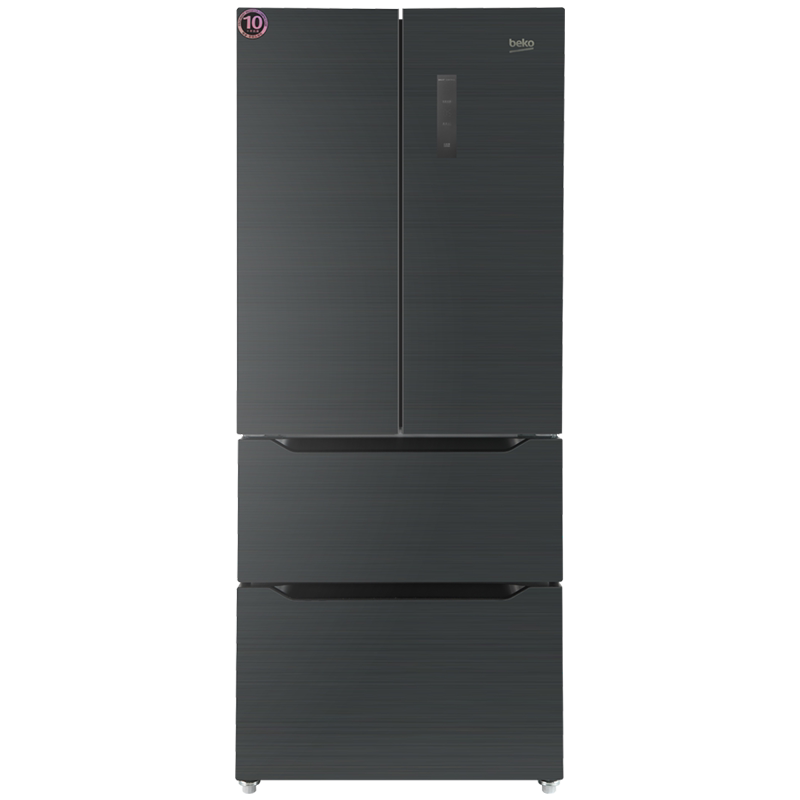 beko/倍科418升变频风冷无霜多门法式多门家用电冰箱gne0418bg