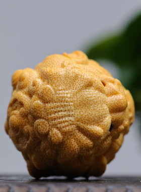 龙血金丝竹实心的竹子雕刻文玩随身手把件貔貅竹雕装饰工艺品摆件