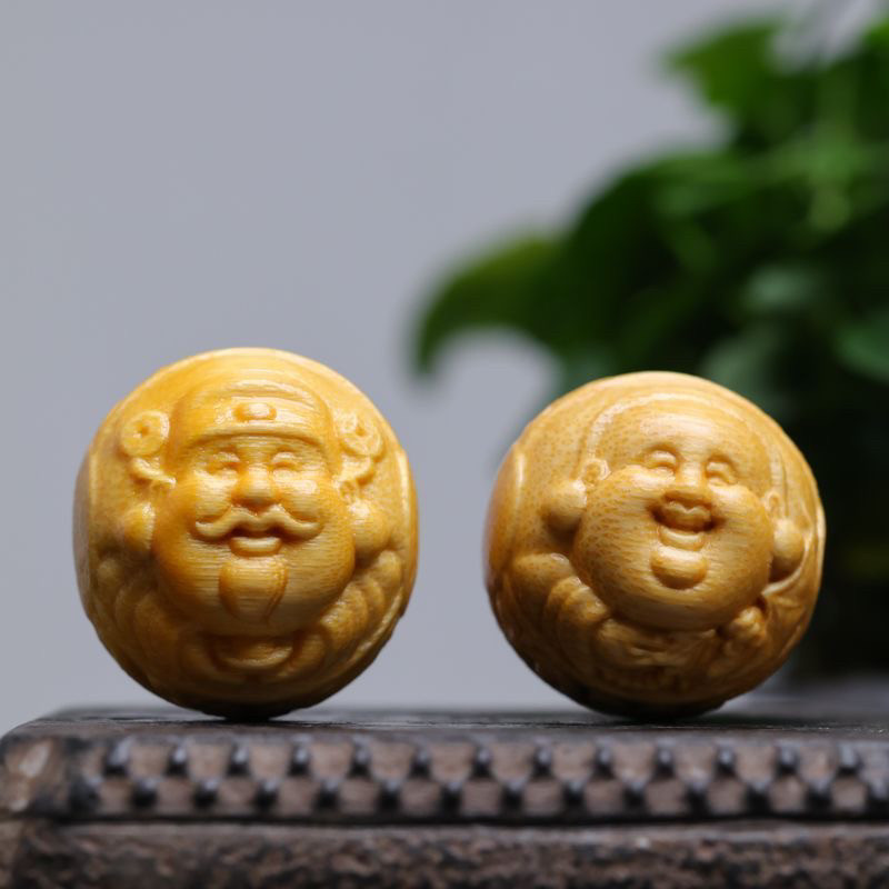 保健球盘玩手把件实心龙血竹雕刻精品按摩手球送老人家用文玩精雕图片