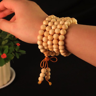 实心玉竹手串龙血金丝竹手串男盘玩108颗念珠108颗手串实心竹把件