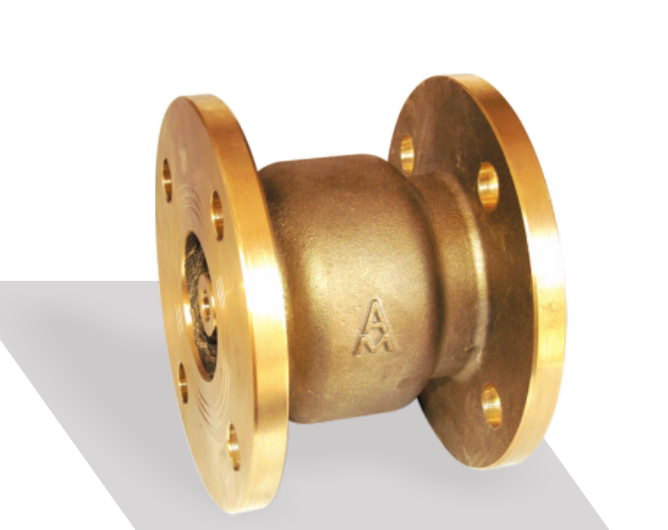 埃美柯 428 h42x-16t 黄铜法兰消声止回阀 静音止回阀 dn40-200