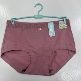 2500 有机棉抗菌5A中腰纯色女内裤 专柜正品 欧媚儿新款