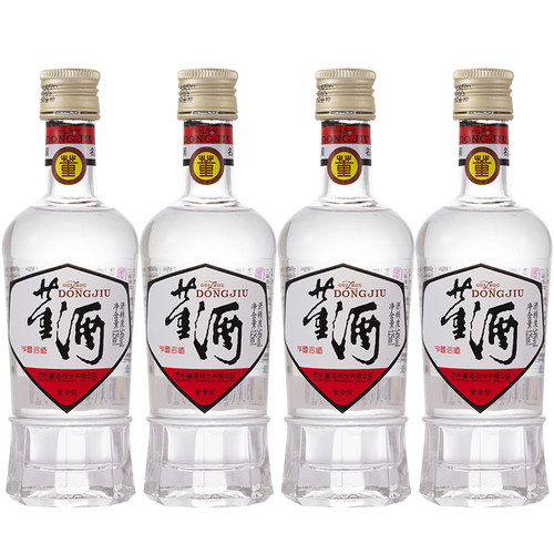 董酒小白标54度125ml*4瓶白酒