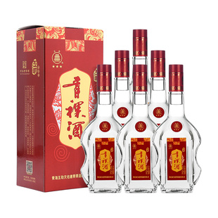青海互助青稞酒43度三星500ml*6瓶清香型白酒 口粮酒自饮青海特产