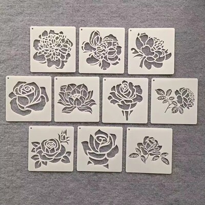 野花绘画辅助花朵绘画喷绘模