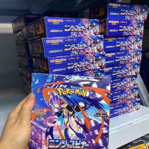 宝可梦卡牌日版 Ptcg M4  忍者陀螺 Mega进化 整盒 新弹 甲贺忍蛙