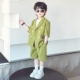 西服钢琴演出服表演服 主持人夏季 男童礼服儿童周岁花童小西装 套装