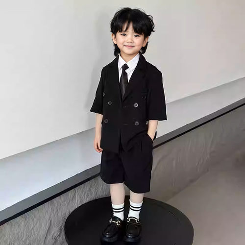 男童短袖西装礼服走秀生日服装