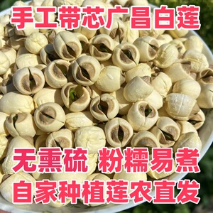 江西广昌手工带芯莲子干货