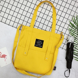 韩国简约百搭ins帆布袋