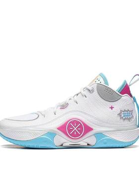 LiNing李宁 韦德幻影5 回弹轻便 减震防滑 低帮 篮球鞋 男款 黑色