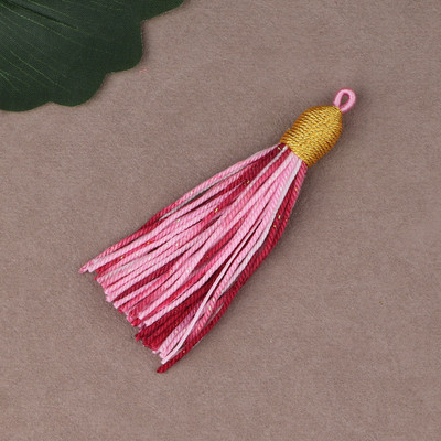 藏式流苏穗子挂件手搓棉线菩提