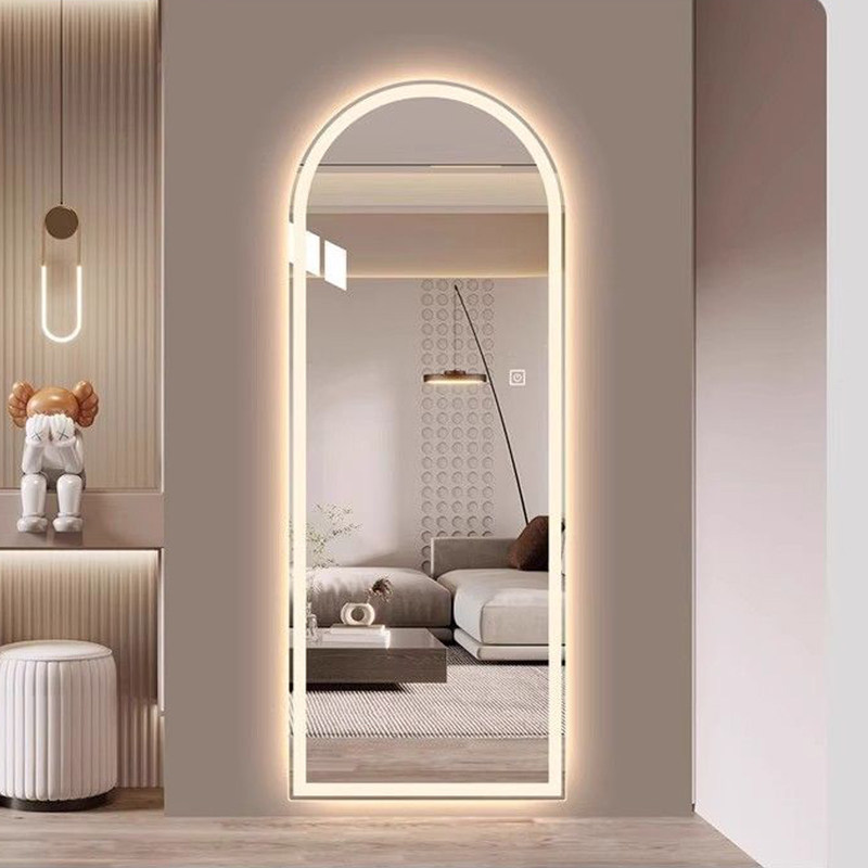 网红LED全身镜带灯试衣间镜衣帽间家用发光镜子挂墙智能穿衣镜,住宅家具,智能镜,淘宝优惠券,粉丝福利购,淘宝优惠卷
