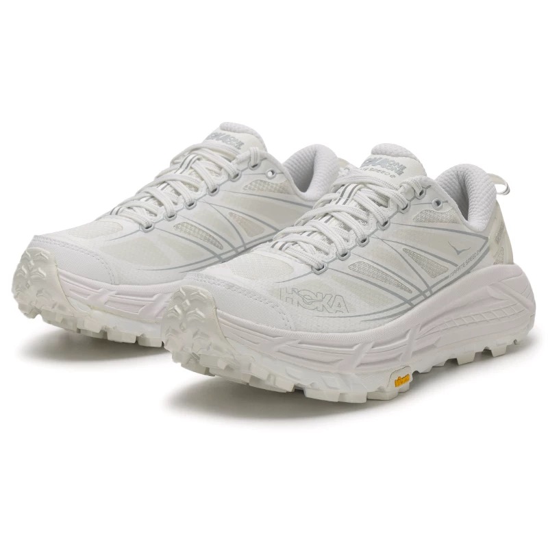 HOKA ONE ONE Mafate Speed 2 低帮越野跑步鞋白灰1126851-WLRC