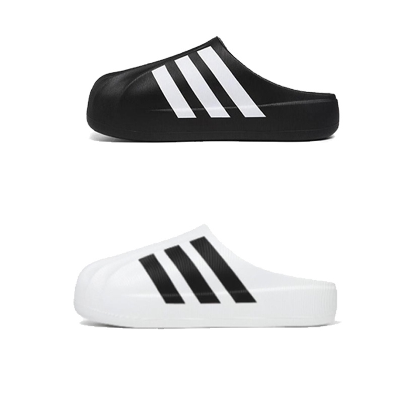 Adidas originals AdiFOM Superstar Mule拖鞋黑白IF6184 IG8277