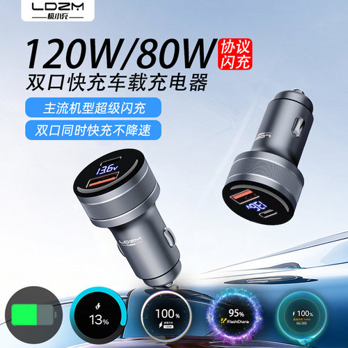 LDZM120W车载充电器适用vivoIQOO
