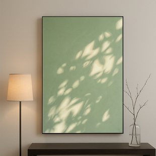 奶油风纯手绘油画 柔焦印象派极简光影风法式 夏日午后