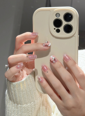 【七秀】剑网3印象甲仙女风兔兔鞋手工穿戴甲短款甲片剑三美甲