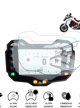 适用于杜卡迪 MULTISTRADA 1200/1260/950 仪表膜高清水凝膜15-23