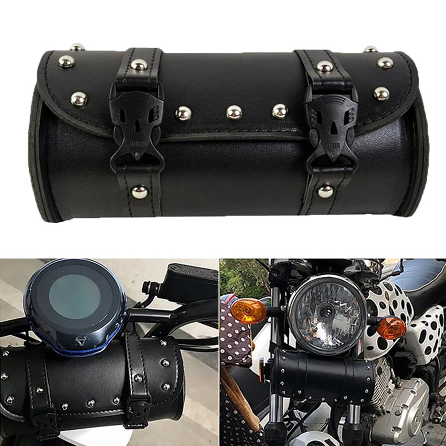 哈雷机车通用复古车头车尾挂包